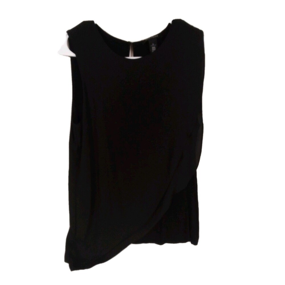 Women's White House Black Market Sleeveless Dressy Swoop Top Size Medium